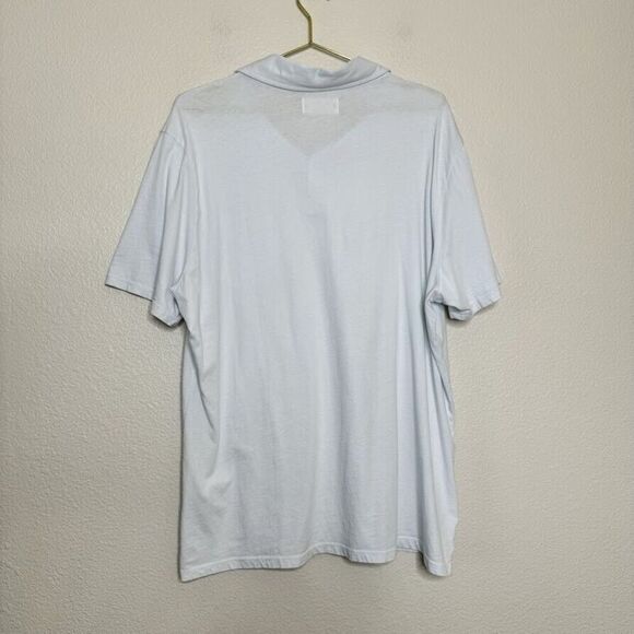 M. Singer Golf Polo Shirt Mens Size 2XL Light Blue Made in USA $145 Classic Fit - Picture 10 of 12